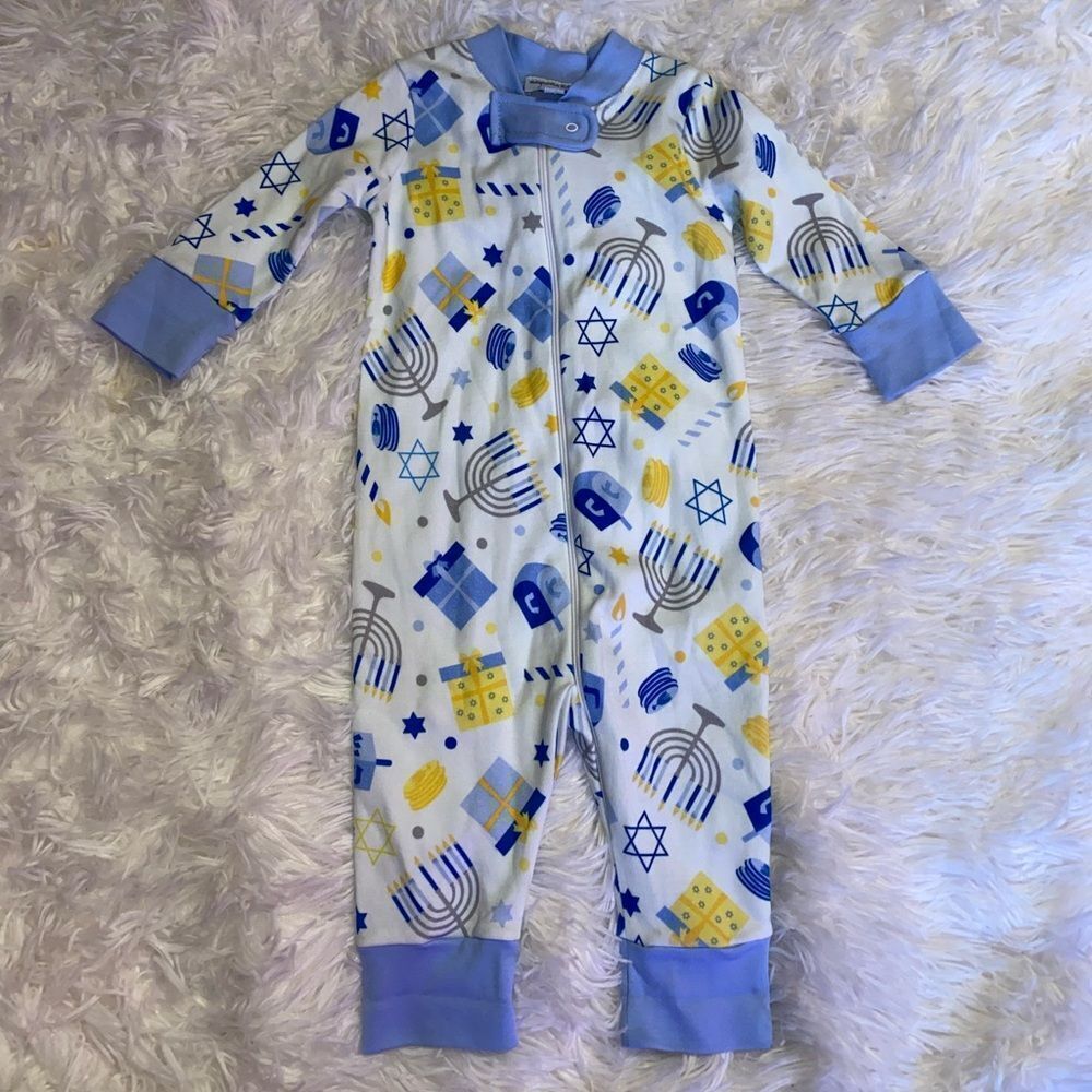 *NWOT* Magnolia Baby 9M Hanukkah Zippy